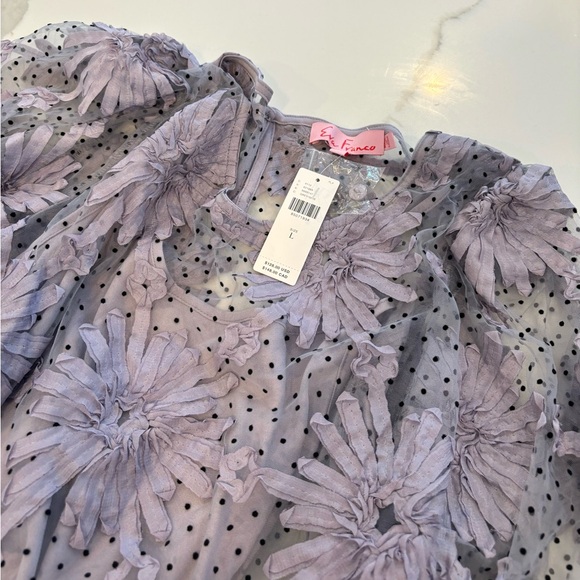 Anthropologie Eva Franco Lace Floral Blouse - Picture 5 of 5